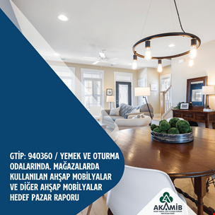 GTİP 940360 Yemek ve Oturma Odalarında, Mağazalarda Kullanılan Ahşap Mobilyalar ve Diğer Ahşap Mobilyalar Hedef Pazar Raporu